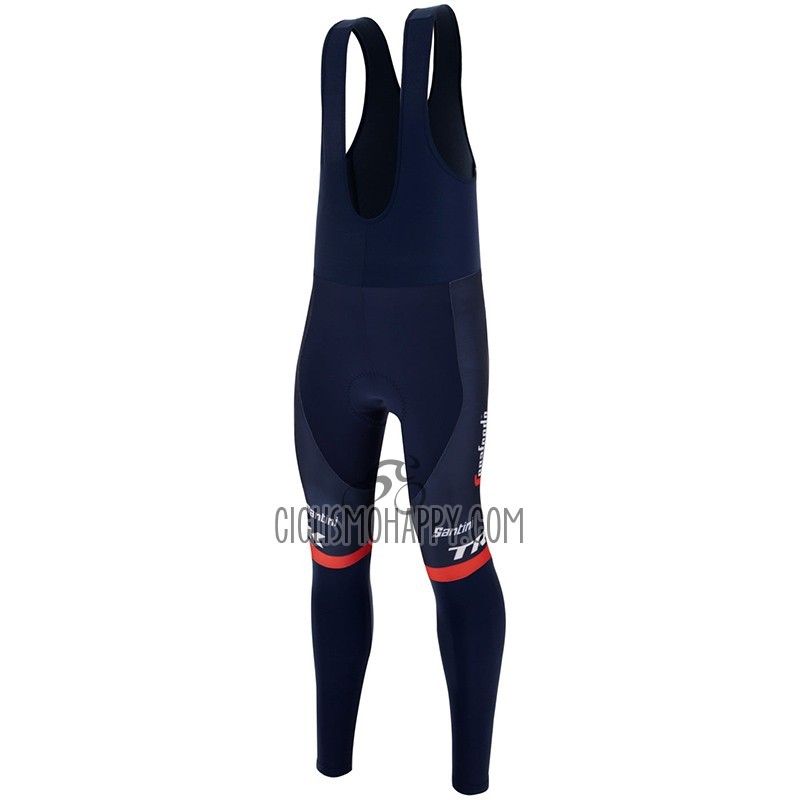 Trek Segafredo Cycling Jersey Bib Tight 2023 Men Long Sleeve White
